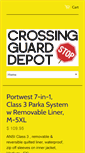 Mobile Screenshot of crossingguarddepot.com